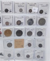40 Canadian Province Coins/Medals