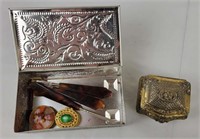 Trinket Boxes W/ Vintage Items