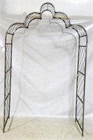 Metal garden arbor, 96 x 60 x 24