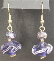 Safari Murano Glass beaded earrings