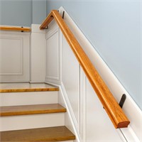 3FT Wooden Handrail Indoor/Outdoor  Lightwood