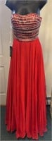 Red Sherri Hill Dress # 1539 Sz 2!