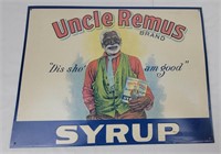 Uncle Remus Black Americana Metal Repro Sign