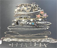 Lot of Sterling Silver Jewelry