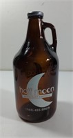 Half Moon Restaurant & Brewery Amber Glass Jug
