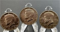 1972, 1973, 1974 JFK Half Dollars