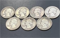 Seven Silver Quarters