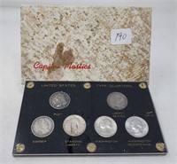 6 Piece Type Set U.S. Quarters (Bust-Modern, Cap
