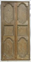 Pair Architectural Carved Doors 69.5x34.5