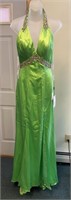 Lime Green Night Moves Dress Style 6276 Sz 4