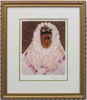 FRIDA AS A TEHUANA PRINT BY FRIDA KAHLO