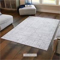 Wyatt & Ash Washable 5’3” x 7’5” Area Rug, Aria