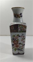 Vintage Imari Gold Trim Floral Vase Made in Japan