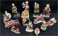 ASSORTED FIRE FIGHTER FIGURINES