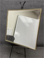 Beveled, Metal Wall Mirror