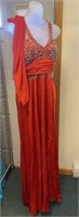 Orange Nox NariAnna Dress Sz XL Style 2144