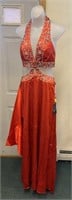 Orange Nox NariAnna Dress Style#2515 Sz Sm