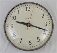 Vintage Simplex Hard Wired Glass / Metal Clock