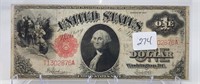 $1 Legal Tender 1917 VG