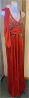 Orange Nox NariAnna Dress Sz M Style 2144