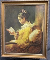 Print of Lady Reading