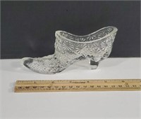 Fenton Art Glass Shoe, western design