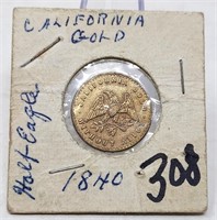 1840 California Gold Repro