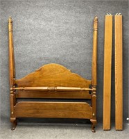 Queen Size Bed with Rails