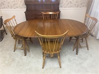 Davis Burnished Cherry Dining Table & Chairs