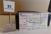 1986 Jimmy Buffett Ticket @ OKC Zoo