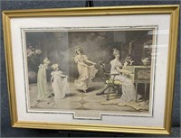 Framed Print of Girls Dancing