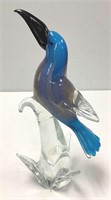 Murano Style Toucan Art Glass Figurine