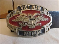 Vietnam Veteran Belt Buckle