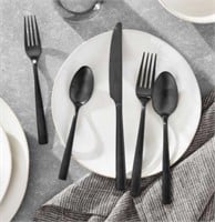 Member’s Mark 20 pc. Black flatware.