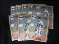 1987 TOPPS WILL CLARK ROOKIE CARD RC LOT