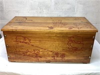 Vintage Wood Child’s Toy Box