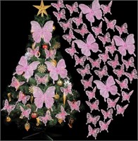 23 Pieces Christmas 3D Butterfly Tree Decor