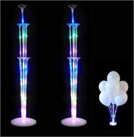 ZERIRA Light up Balloon Stand Kit 2 Set Table