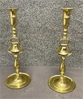 Pair of Brass Candlestick Holders