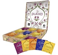 Pukka Tea Valentine Gift Box 45 Tea Bags, 5 flavor