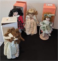 6 Pc. Bradley Collectible Dolls