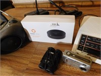 Radio, Camera, Power Strips, Avast Omni (1 box)