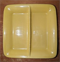 Vintage Stangl Divided Yellow Dish