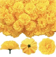 Yinder 360 Pcs Artificial Marigold Flowers Heads
