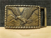 Eagle Belt Buckle, Brass American