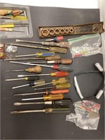 Collection of Screwdrivers and Tools
