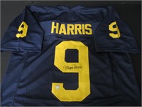 MAJOR HARRIS SIGNED JERSEY WVU COA