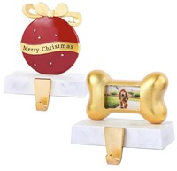 DOYOLLA Dog Christmas Stocking Holders