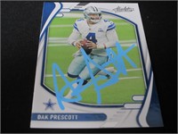 2021 ABSOLUTE DAK PRESCOTT AUTOGRAPH COA