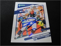 2021 DONRUSS PEYTON MANNING AUTOGRAPH COA